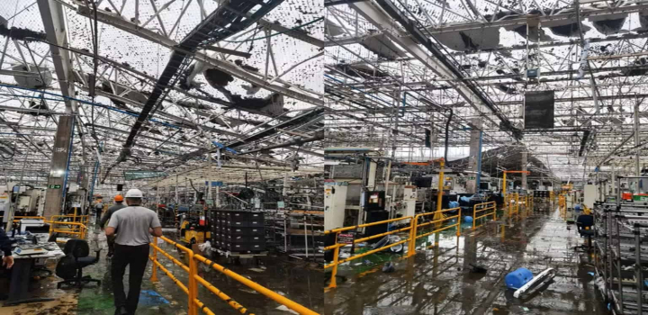 Após tempestade que destruiu mais de 90% da fábrica de motores em Porto Feliz (SP), a Toyota suspendeu a produção em todo o Brasil e adiou o lançamento do Yaris Cross, sem prazo para retomada das operações.