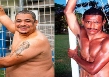Ex-jogador Vampeta anunciou novo ensaio nu, previsto para quinta (2). Em 1999, quando atuava pelo Corinthians, posou para a “G Magazine”, em edição histórica.