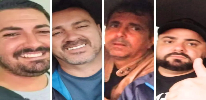 Polícia do Paraná encontrou corpos de quatro homens de SP que sumiram ao cobrar uma dívida. Vítimas foram executadas a tiros e enterradas em vala. Dois suspeitos seguem foragidos.