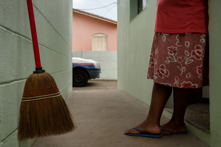 Idosa de 79 anos é resgatada após 50 anos de trabalho sem salário e sem folgas em Padre Miguel, no Rio.