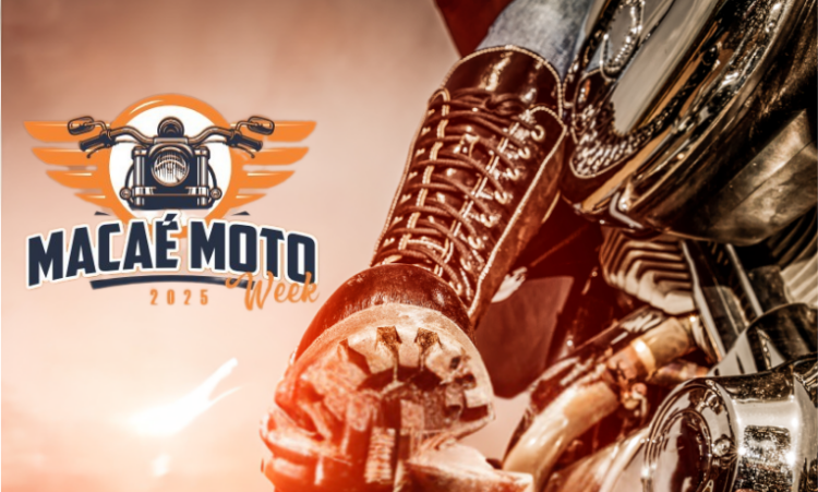 Macaé Moto Week 2025 acontece de 10 a 12 de outubro no Parque Latiff Mussi, com 17 bandas, exposição de motos, praça de alimentação e arrecadação solidária. Entrada gratuita.