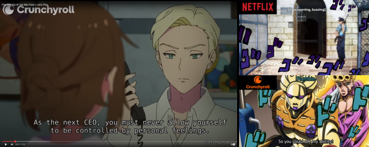 Crunchyroll muda fonte das legendas em novos animes, dificultando leitura e causando insatisfação entre fãs da plataforma de streaming.