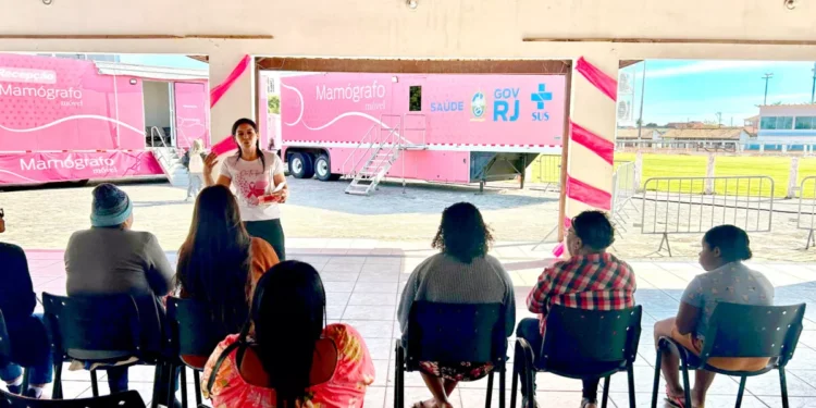 Prefeitura de Quissamã inicia campanha de prevenção ao câncer de mama, sífilis e sífilis congênita com mutirões de mamografia, testagens rápidas, rodas de conversa e distribuição de preservativos.