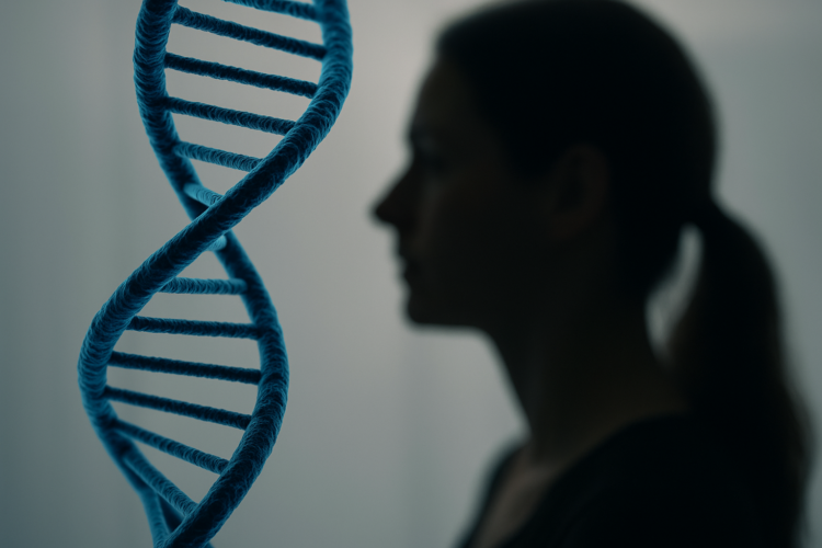 Estudo mostra que mulheres têm mais variantes genéticas ligadas à depressão do que homens.