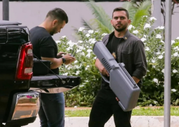 PF aciona arma anti-drone para reforço de segurança em Brasília