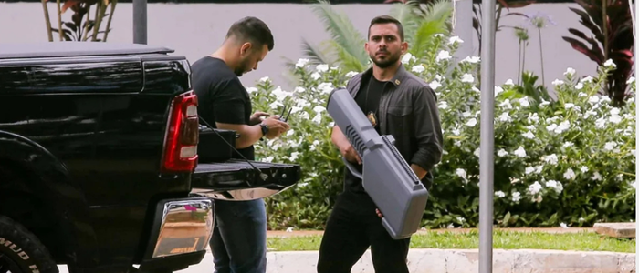 PF aciona arma anti-drone para reforço de segurança em Brasília