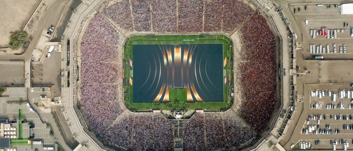 Estádio Monumental U, em Lima, palco da final da Libertadores entre Palmeiras e Flamengo.