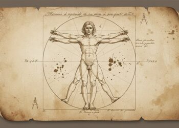 Cânone das Proporções: A Perfeição matemática do Homem Vitruviano e o legado de Da Vinci