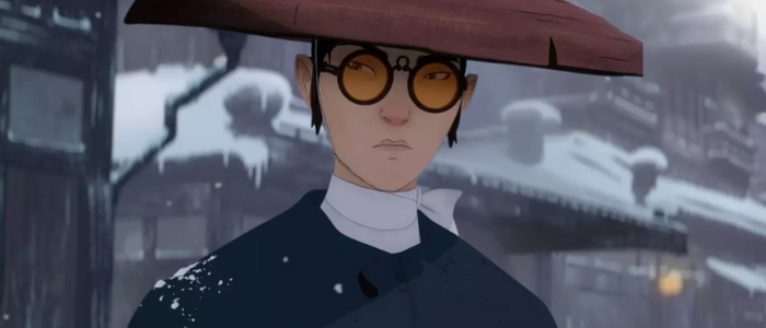 Resenha de Samurai de Olhos Azuis (Blue Eye Samurai): análise da animação da Netflix, personagens, estética visual, temas sobre identidade e vingança, e por que a série conquistou crítica e público desde sua estreia em 2023.