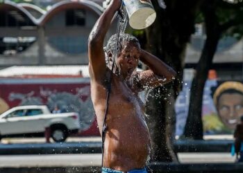 Rio segue sob calor extremo, com máximas próximas de 40 °C.
