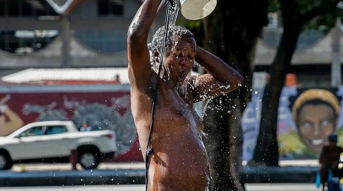 Rio segue sob calor extremo, com máximas próximas de 40 °C.