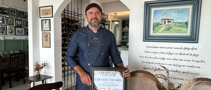 Voto popular consagra Edu Tavares como melhor chef de Rio das Ostras