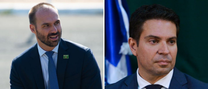 Dino suspende emendas de Eduardo Bolsonaro e Ramagem após ida aos EUA