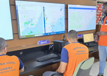 Ventos de até 74 km/h ativam alerta da Defesa Civil em Macaé