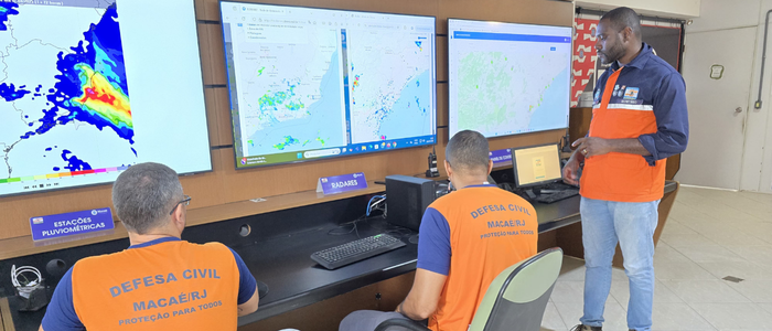 Ventos de até 74 km/h ativam alerta da Defesa Civil em Macaé