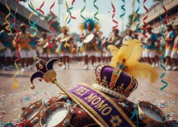 Concurso do Rei Momo anima o Dia do Samba na cidade.