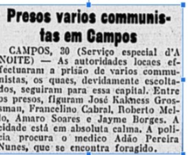 A Aliança Nacional Libertadora em Campos dos Goytacazes
