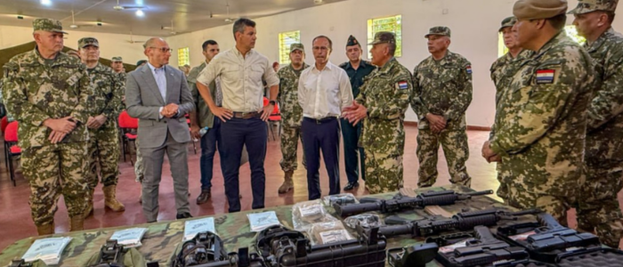 Paraguai recebe apoio militar dos EUA com investimento de R$ 57 milhões