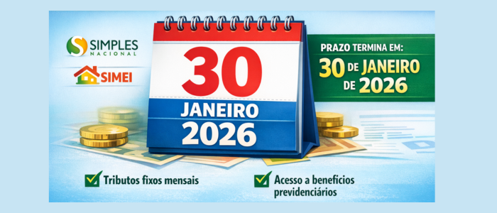 Microempreendedores individuais têm até 30 de janeiro de 2026 para solicitar reenquadramento no Simples Nacional e Simei, mantendo tributos fixos e benefícios previdenciários.