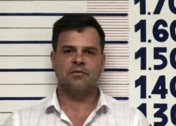 Silvinei Vasques após prisão no Paraguai, onde foi detido tentando deixar o país com passaporte falso