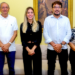 O prefeito de Quissamã, Marcelo Batista, recebeu nesta terça-feira (6) a representante do Sesc e da Fecomércio RJ