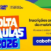A Prefeitura de Cabo Frio inicia a segunda fase da pré-matrícula on-line da rede pública municipal, com vagas para Educação Infantil, Ensino Fundamental, Ensino Médio e EJA, até 29/01.