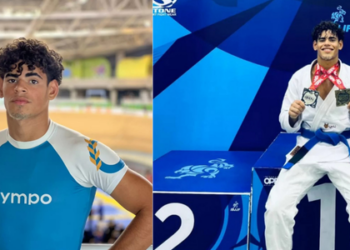 Pedro Duarte, da Nova União Cabo Frio, conquistou medalha internacional no jiu-jitsu ao garantir o 2º lugar na categoria Juvenil, Faixa Azul, Peso Pesado, e 3º lugar no absoluto.