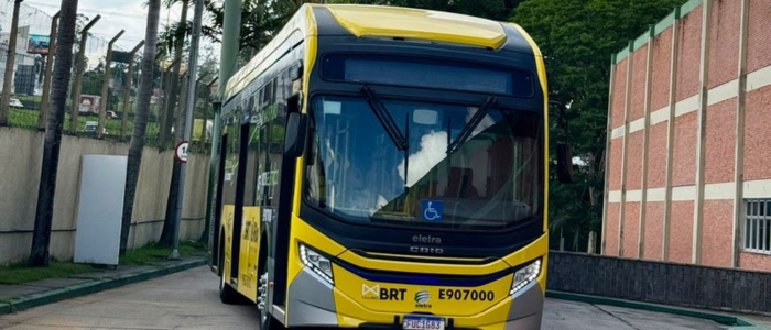 Tecnologia brasileira chega ao BRT do Rio com testes de ônibus elétrico sustentável