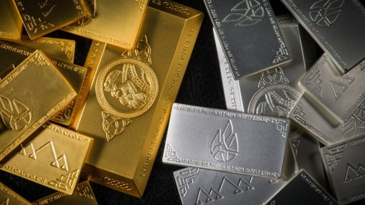 Ouro e prata caem com alta do petróleo e juros elevados nos EUA.
