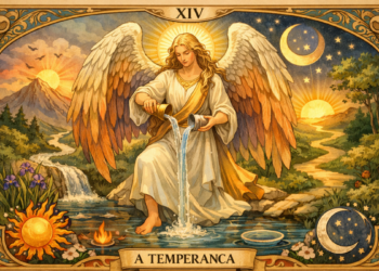 O Hierofante e a lua crescente indicam semana de alinhamento, disciplina e escolhas conscientes