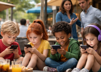 Entre telas e silêncio: como a tecnologia está mudando a convivência das crianças