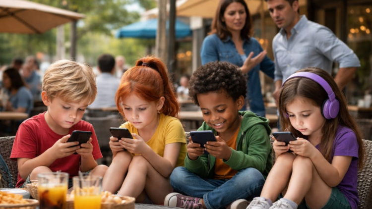 Entre telas e silêncio: como a tecnologia está mudando a convivência das crianças