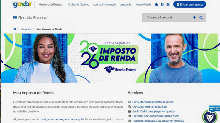 Declaração do Imposto de Renda 2026 terá nome social, cashback e novas regras para bets.