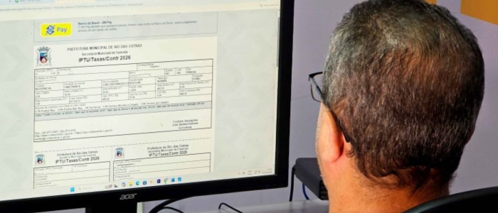 Rio das Ostras prorroga desconto de 8% no IPTU até 31 de março.