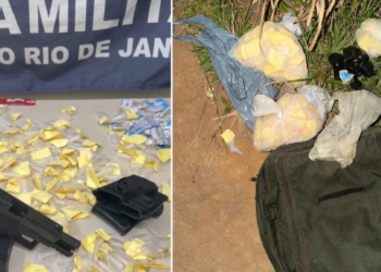 Operação policial em Saquarema termina com suspeito morto após troca de tiros. Polícia apreende arma e drogas em Jaconé, na Região dos Lagos do RJ.