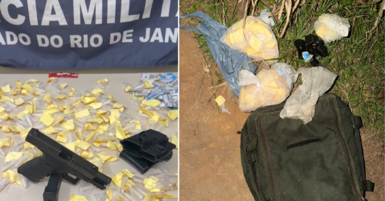 Operação policial em Saquarema termina com suspeito morto após troca de tiros. Polícia apreende arma e drogas em Jaconé, na Região dos Lagos do RJ.