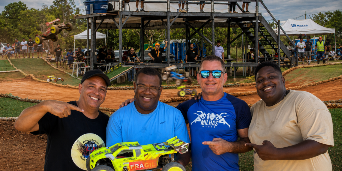 Etapa do Campeonato Carioca de Automodelismo em Macaé reuniu competidores e destacou pista reformada na Linha Verde.
