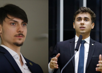 Nikolas e Jair Renan trocam ataques nas redes.