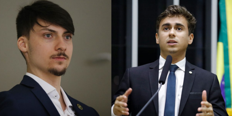 Nikolas e Jair Renan trocam ataques nas redes.