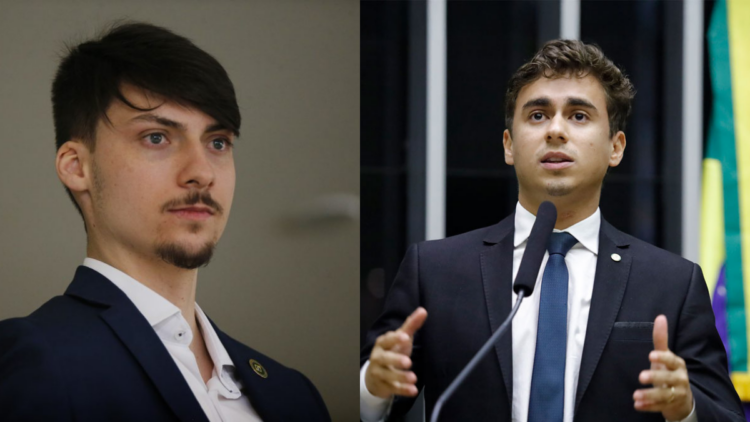 Nikolas e Jair Renan trocam ataques nas redes.