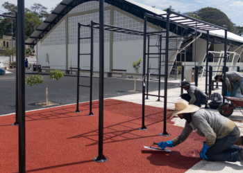 Macaé avança nas obras da Praça do Servidor e prepara inauguração