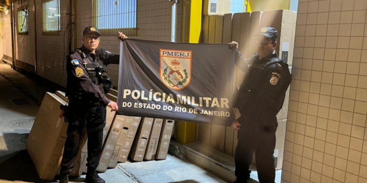 Tentativa de furto de carga termina com recuperação de produtos eletrônicos em São José de Ubá