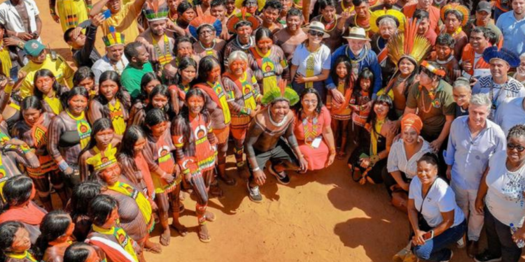 Tensão entre indígenas e segurança presidencial marcou evento com Lula em Aracruz, no Espírito Santo.