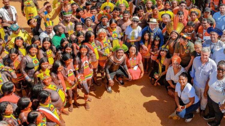 Tensão entre indígenas e segurança presidencial marcou evento com Lula em Aracruz, no Espírito Santo.