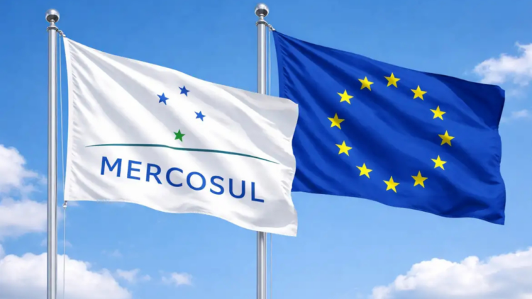 Acordo entre Mercosul e União Europeia começa a valer, reduz tarifas de exportação e amplia competitividade das empresas brasileiras no mercado internacional.