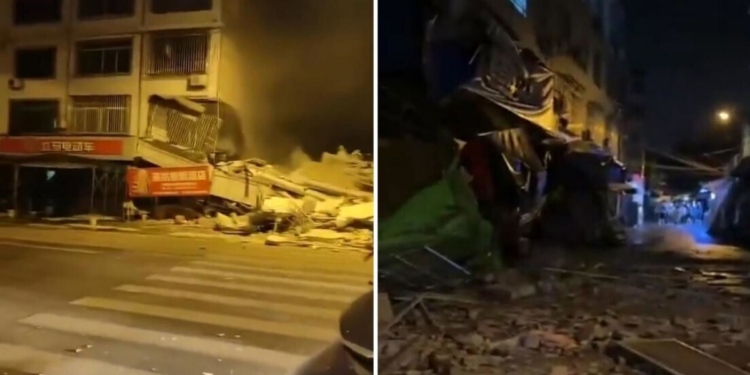 Sismo de magnitude 5,2 registrado no sul da China deixou mortos, feridos e desaparecidos, segundo autoridades locais.