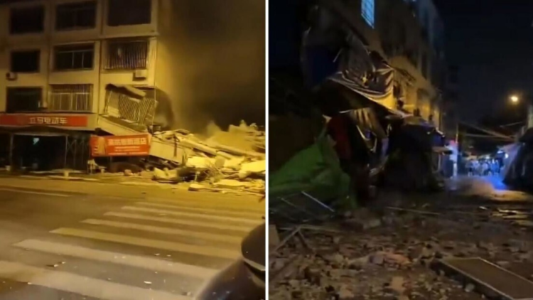 Sismo de magnitude 5,2 registrado no sul da China deixou mortos, feridos e desaparecidos, segundo autoridades locais.