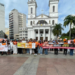 Campos realizou passeata de conscientização contra o abuso e exploração sexual infantil durante a campanha Maio Laranja. Ação contou com apoio da rede de proteção e reforçou a importância das denúncias pelo Disque 100.
