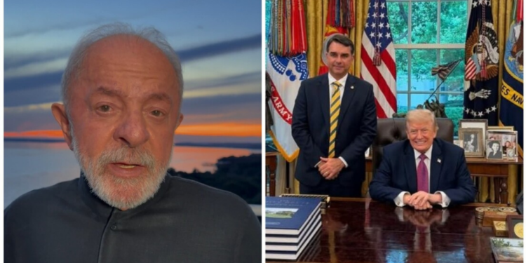 Vídeo divulgado por Lula em Manaus ganhou repercussão após encontro entre Flávio Bolsonaro e Donald Trump nos Estados Unidos.
