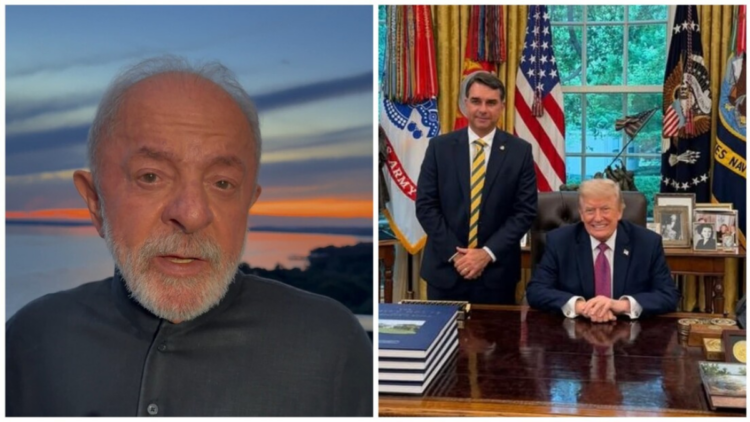 Vídeo divulgado por Lula em Manaus ganhou repercussão após encontro entre Flávio Bolsonaro e Donald Trump nos Estados Unidos.
